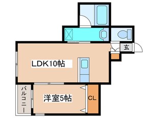 クレールN41の物件間取画像